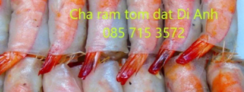 chả ram tôm đất bình định tôm lớn