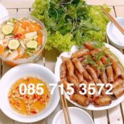 chả ram tôm đất Bình Định Dì Anh