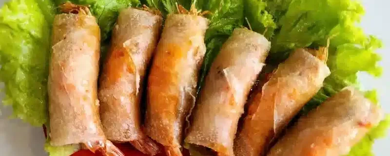 Chả giò tôm đất Bình Định Dì Anh