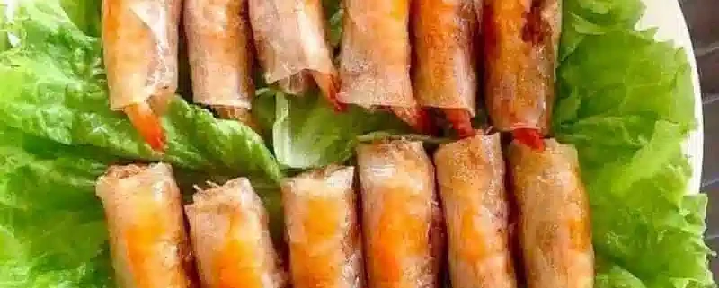 chả giò tôm đất dì anh