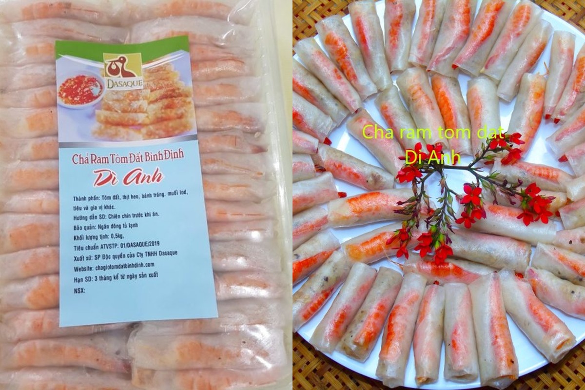 chả ram tôm đất bình định