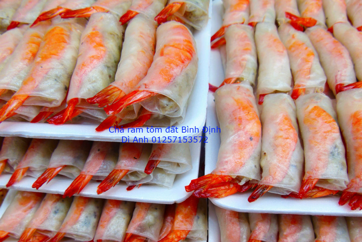 chả ram tôm đất bình định chính gốc