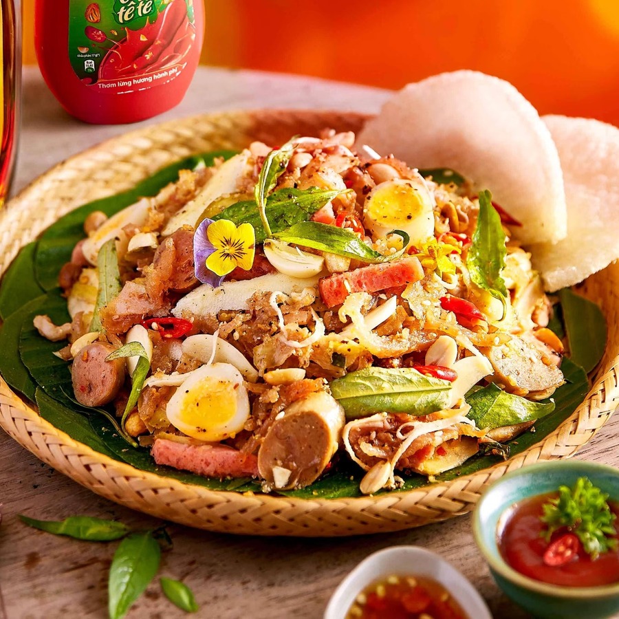 cách trộn tré bình định