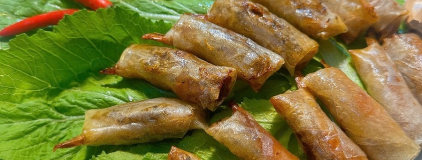chả ram tôm đất Bình Định Dì Anh