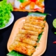 Bánh tráng cuốn chả ram Bình Định